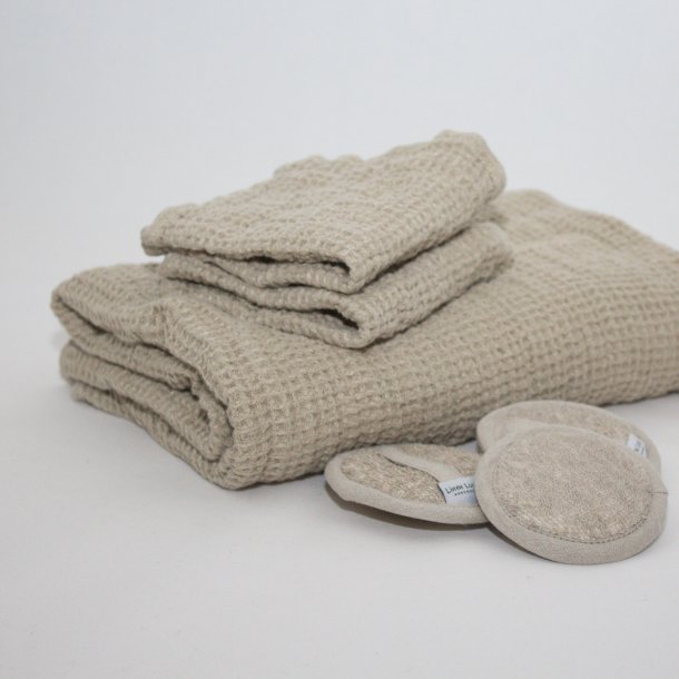 BIG BADE OG GSTEHNDKLDE i vaflet bld kvalitet | Badelagen i 100% hr