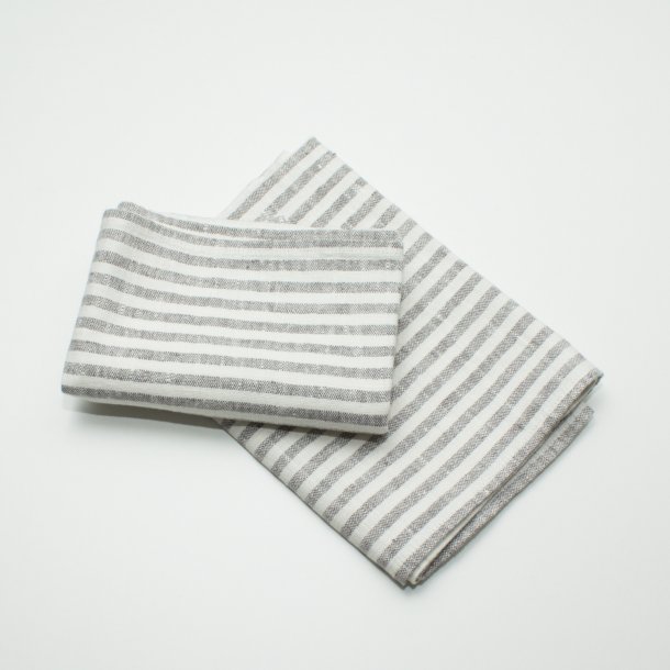 STRIB VISKESTYKKE | 100% hr | Nordisk viskestykker med stribe i glade farver
