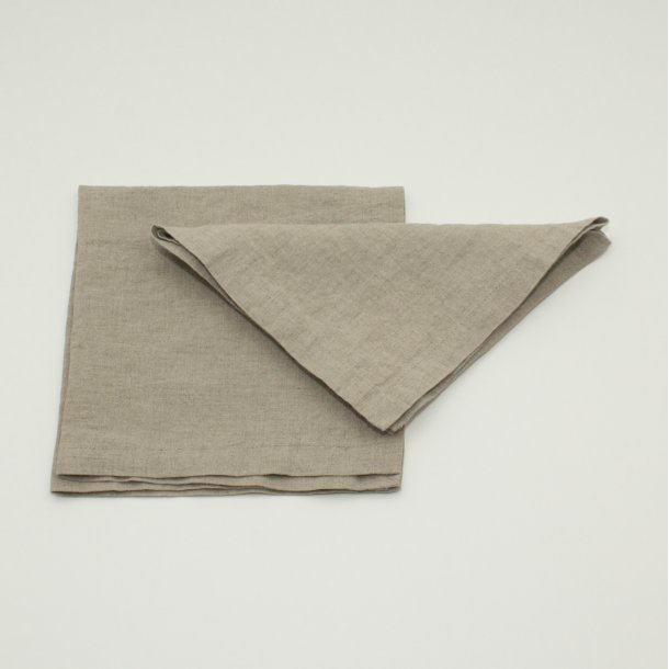 MUNDSERVIET i stenvasket hr | 42 x 42 cm.