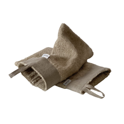 SPAHANSKE i hr, naturfarvet | Velegnet til vask, rens og blid eksfoliering af kroppen